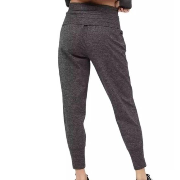 Aerie Pants Women's XS Grey Heathered Offline The Hugger Jogger Foldover - Picture 5 of 5